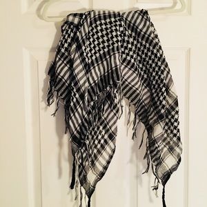 Black and White Scarf